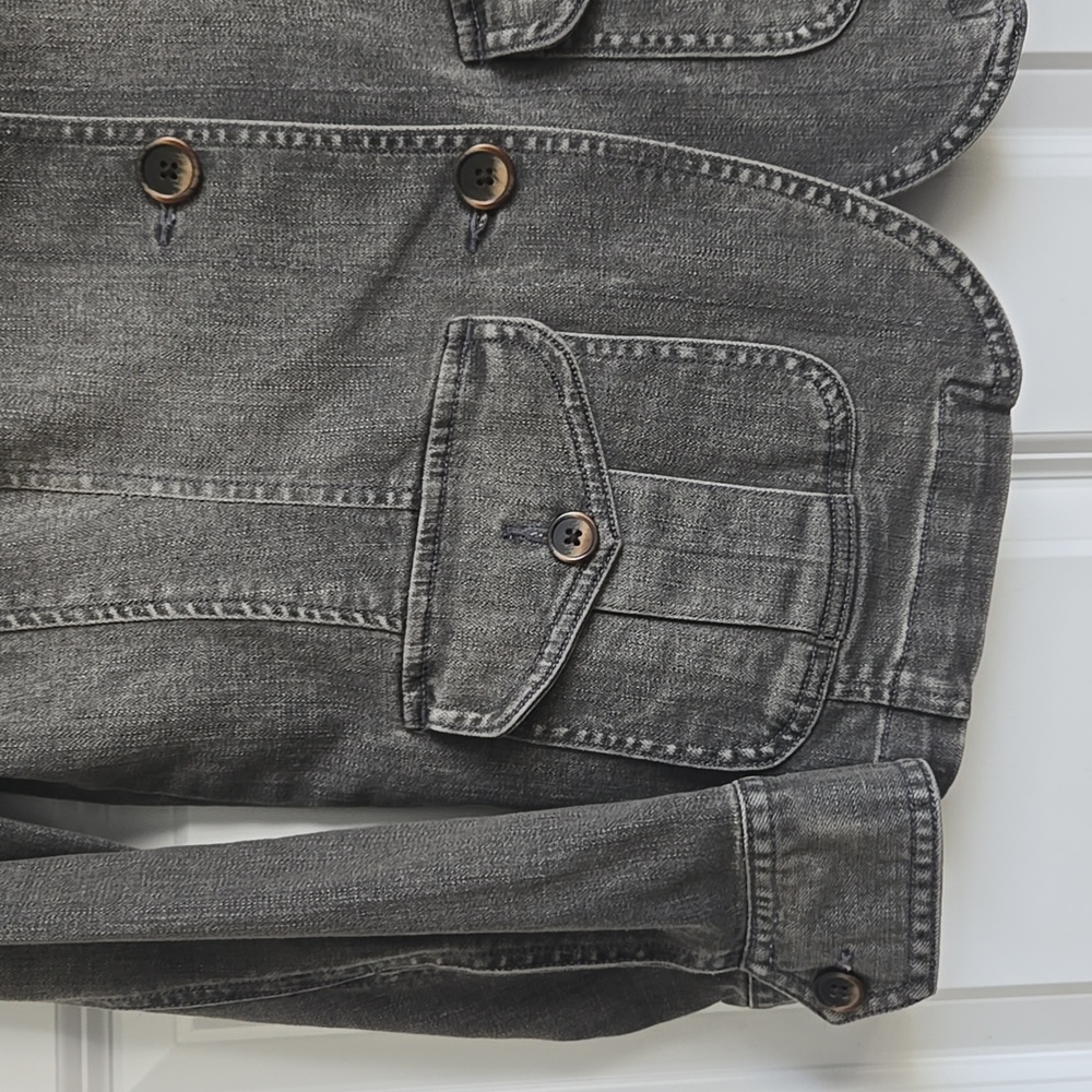 Lauren jean co denim jacket suit style jacket - Picture 5 of 10